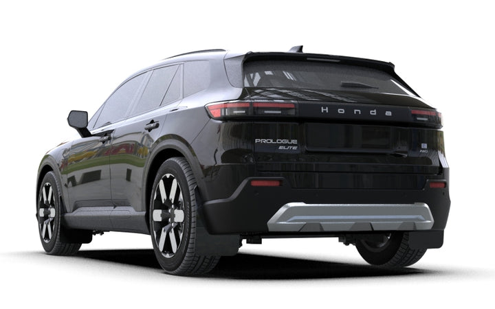Rally Armor 24-25 Honda Prologue Black Mud Flap - Metallic Black Logo - Bull Strap