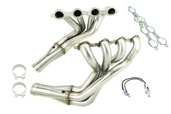 Kooks 06-13 Chevrolet Corvette Z06 ZR1 2 x 3 Header & Green Catted X-Pipe Kit - Bull Strap