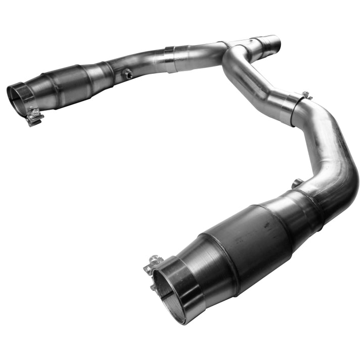 Kooks 98-02 Chevrolet Camaro Z28 SS/Pontiac Firebird Trans Am 1-7/8 x3 Header & Green Cat Y-Pipe Kit - Bull Strap