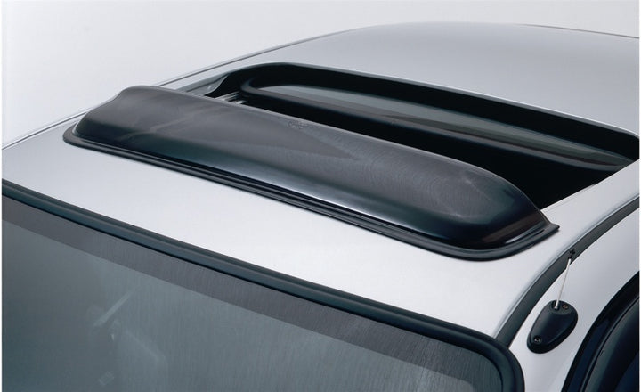 AVS Universal Windflector Classic Sunroof Wind Deflector (Fits Up To 41.5in.) - Smoke - Bull Strap