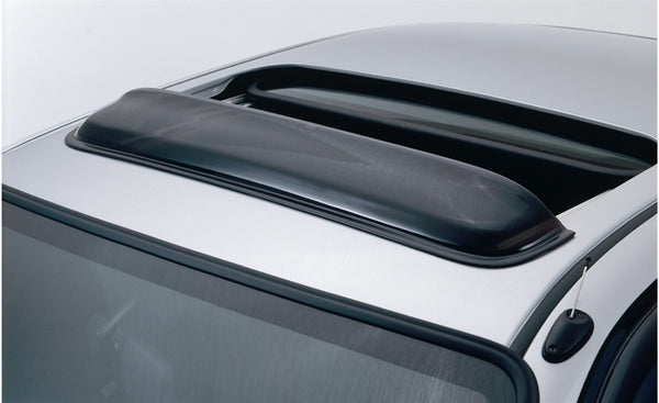 AVS Universal Windflector Classic Sunroof Wind Deflector (Fits Up To 38.5in.) - Smoke - Bull Strap