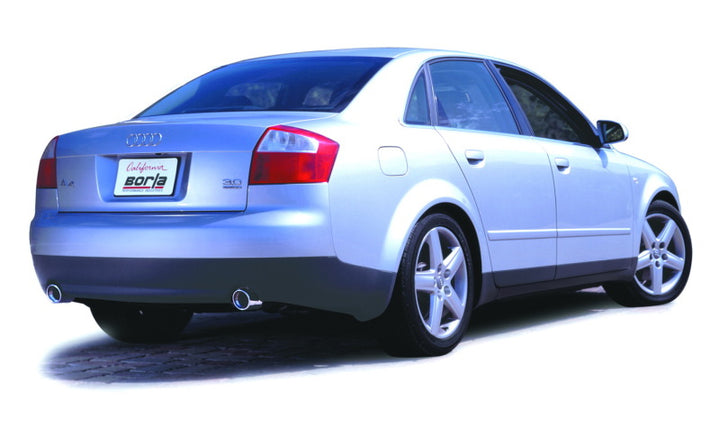 Borla Cat Back system for 02-08 Audi A4 Quattro 2.0L 4cyl - Bull Strap