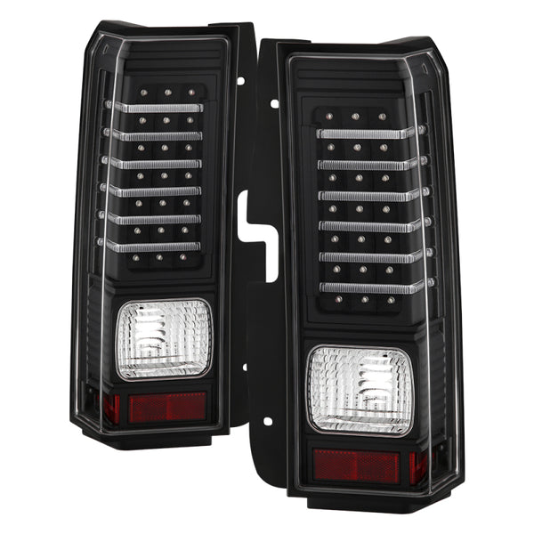 xTune Hummer H3 06-09 ( Non H3T ) LED Tail Lights Black ALT-ON-HH306-LED-BK - Bull Strap