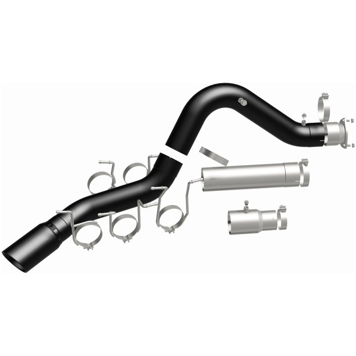 MagnaFlow 2024+ Chevy Silverado 2500HD/3500HD Black Series Filter-Back Performance Exhaust - Bull Strap