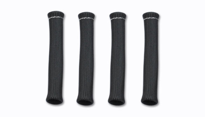 Vibrant 3/4in Dia Spark Plug Boot Insulator (4/Pack) Black color - Bull Strap