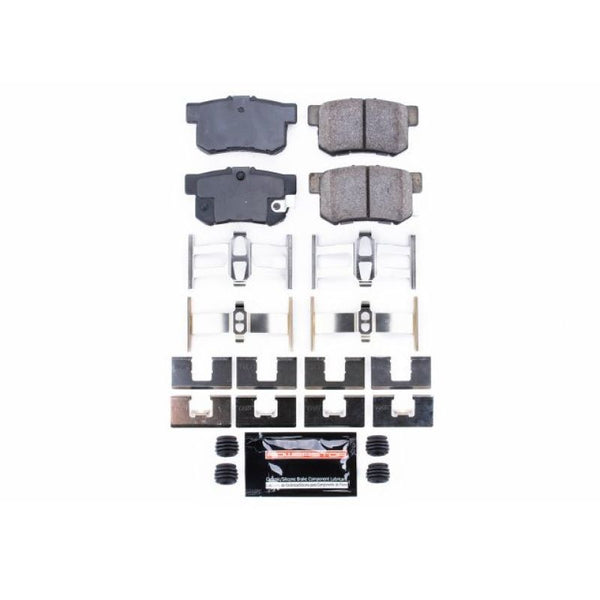 Power Stop 97-99 Acura CL Rear Z23 Evolution Sport Brake Pads w/Hardware - Bull Strap