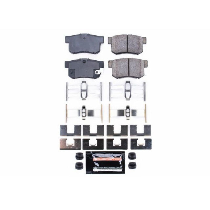Power Stop 97-99 Acura CL Rear Z23 Evolution Sport Brake Pads w/Hardware - Bull Strap