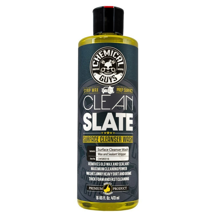 Chemical Guys Clean Slate Surface Cleanser Wash Soap - 16oz - Bull Strap