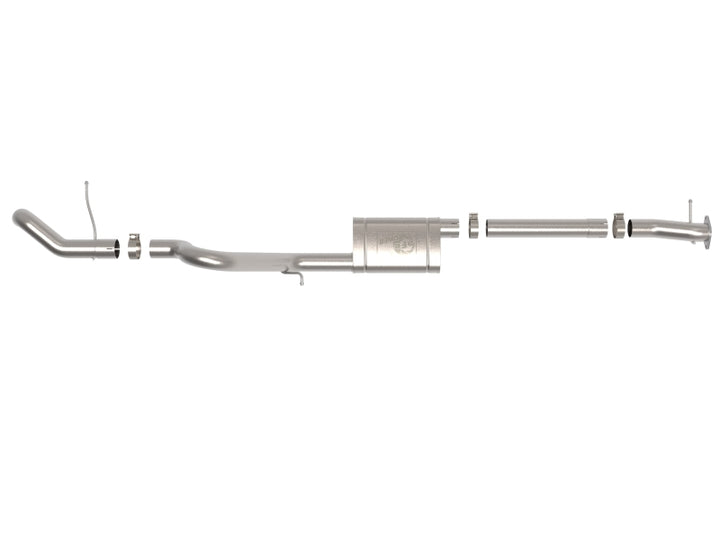 aFe Apollo GT Series 3in 409SS Cat-Back Ford Bronco 2021 L4 2.3L/V6 2.7L - Polished - Bull Strap