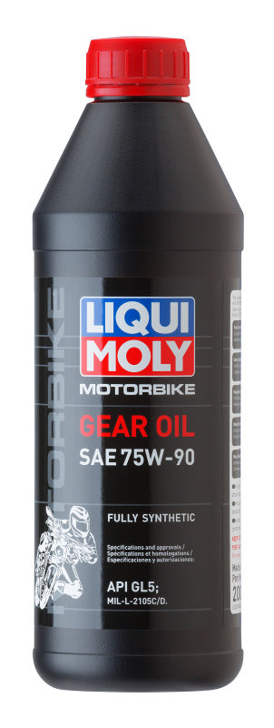 LIQUI MOLY 1L Motorbike Gear Oil SAE 75W90 - Bull Strap