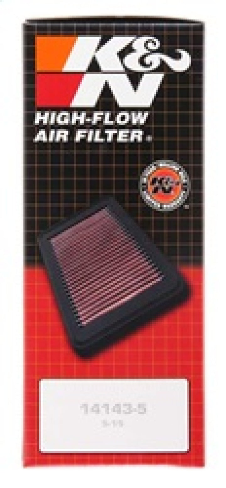 K&N Universal X-Stream Clamp-On Air Filter 3.5in Flg ID/4in OD/5.75in H - Bull Strap