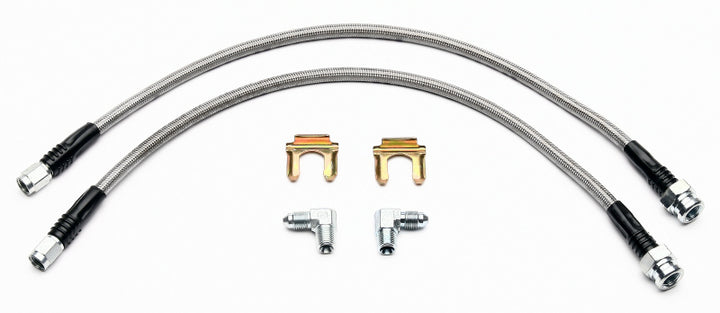 Wilwood Flexline Kit 97-04 Corvette w/ SL4 SL6 or W4/6A Front Caliper - Bull Strap