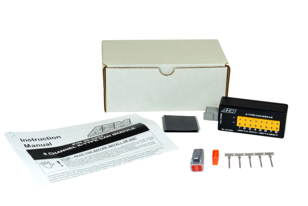 AEM 8 Channel K-Type Thermocouple EGT CAN Module - Bull Strap