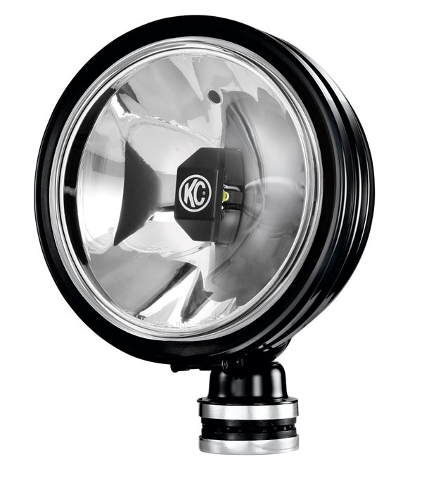 KC HiLiTES 6in. Daylighter Gravity G6 LED Light 20w SAE/ECE Driving Beam (Single) - Black SS - Bull Strap