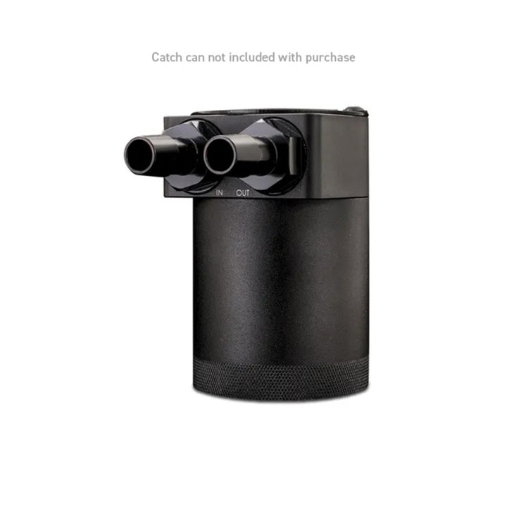 Mishimoto 2pcs. M20x1.5 5/8in Aluminum Catch Can Fittings - Black - Bull Strap