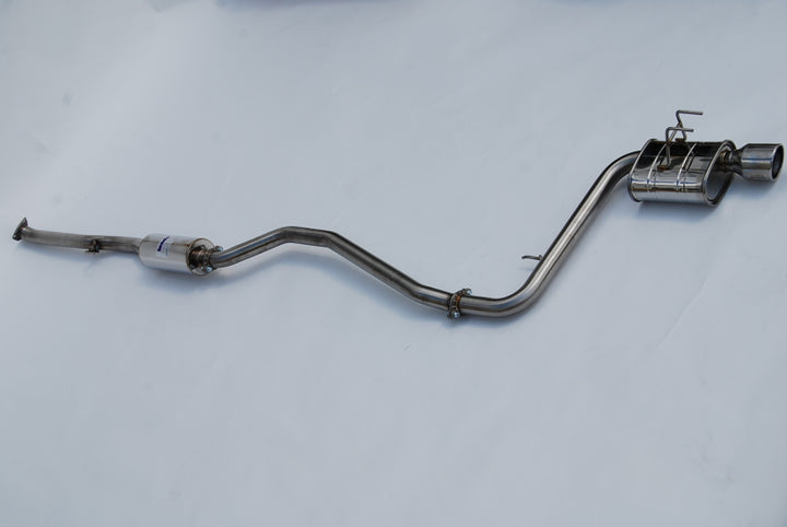 Invidia 2022+ Honda Civic Sport (2.0N/A) 60mm Q300 Cat Back Exhaust - Rolled SS Tips - Bull Strap