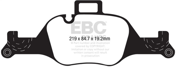 EBC 2017+ BMW 530 G30 Redstuff Front Brake Pads - Bull Strap