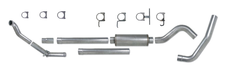 Diamond Eye KIT 4in TB SGL AL: 94-97 FORD 7.3L F250/F350 PWRSTROKE NFS W/ CARB EQUIV STDS - Bull Strap