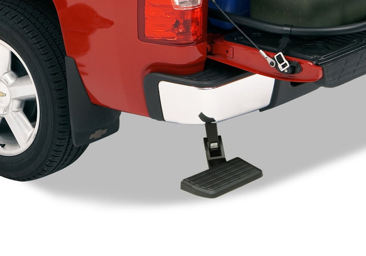 AMP Research 1999-2006 Chevrolet Silverado 1500/2500/3500 BedStep - Black - Bull Strap
