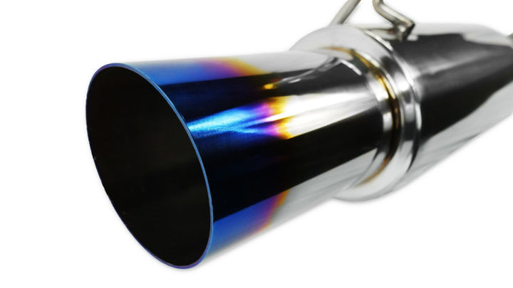 ISR Performance GT Single Exhaust With Burnt Tip- Nissan 350Z - Bull Strap
