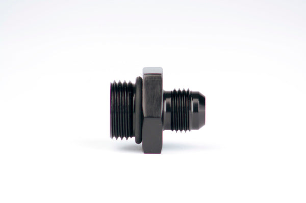 Aeromotive ORB-08 to AN-06 Male Flare Reducer Fitting - Bull Strap