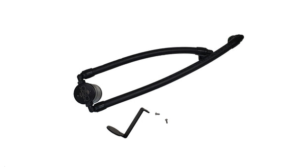 J&L 24-25 Ford Ranger 2.7L EcoBoost PCV Side Black Anodized - Bull Strap