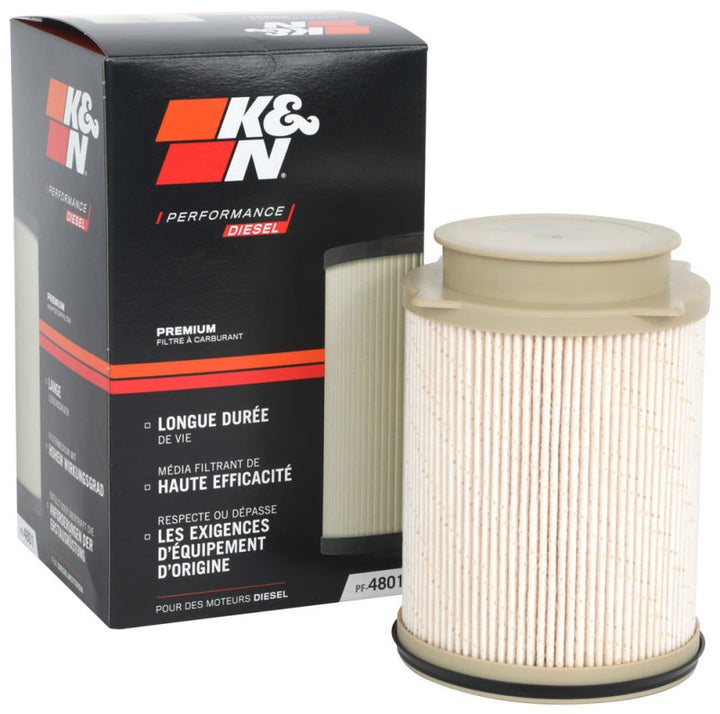 K&N 18-22 Dodge RAM 6.7L L6 Diesel Fuel Filter - Bull Strap