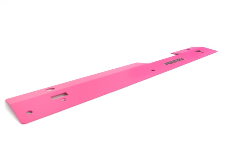 PERRIN 02-07 Subaru WRX/STi Radiator Shroud - Hyper Pink - Bull Strap