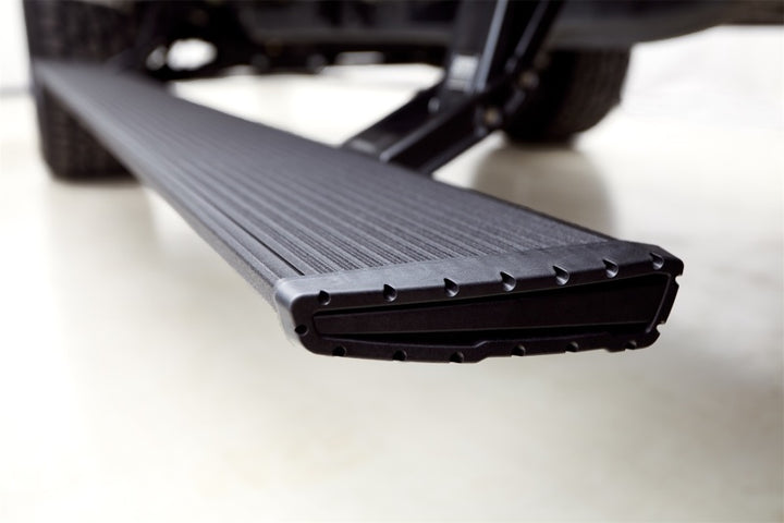 AMP Research 2015-2017 F150 All Cabs PowerStep Xtreme - Black - Bull Strap