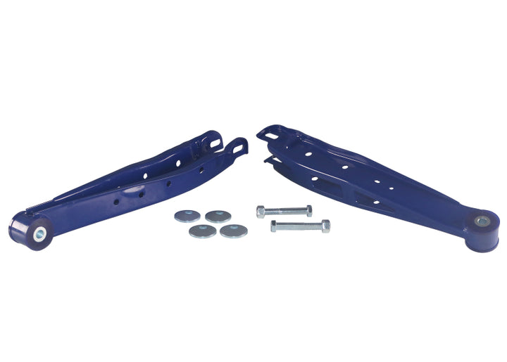 SuperPro 2013 Scion FR-S Base Rear Lower Camber Adjustable Control Arm Set - Bull Strap
