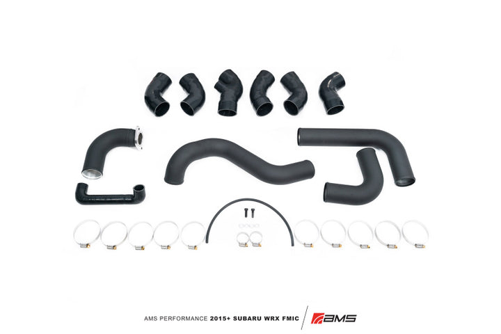 AMS Performance 2015+ Subaru WRX FA20 Front Mount Intercooler Kit with Bumper Beam - Bull Strap