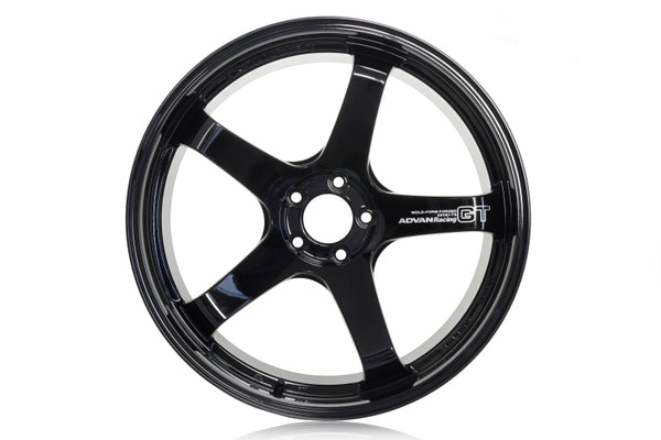 Advan GT Premium Version 20x10.0 +35 5-114.3 Racing Gloss Black Wheel - Bull Strap