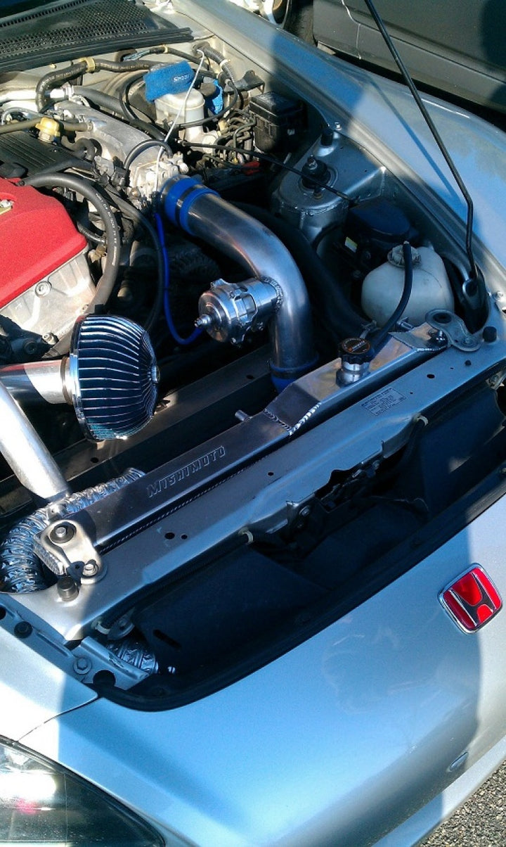 Mishimoto 00-09 Honda S2000 Manual Aluminum Radiator - Bull Strap