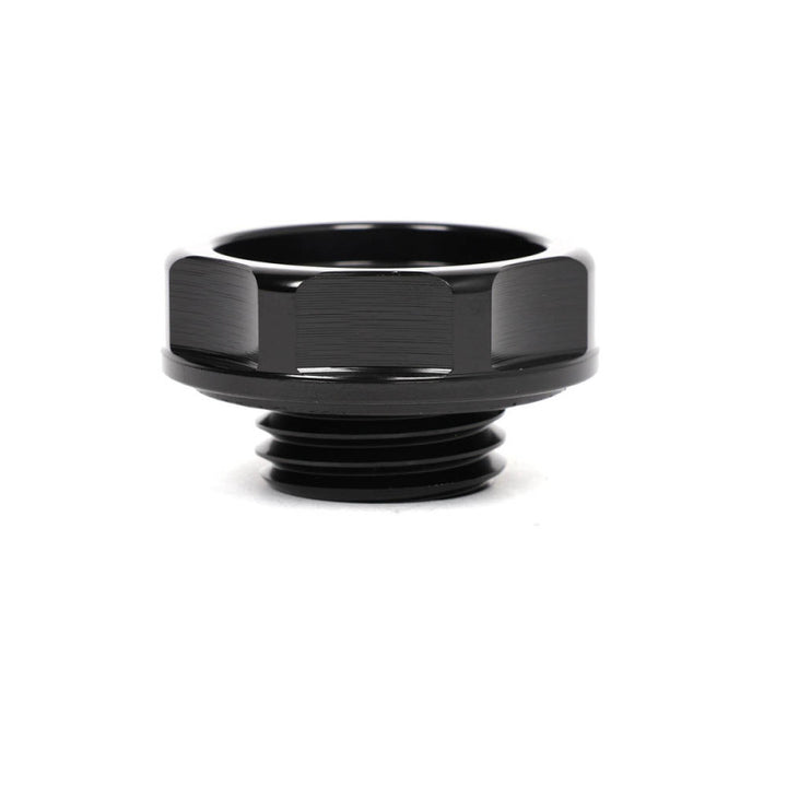 BLOX Racing Billet Honda Oil Cap - Black - Bull Strap