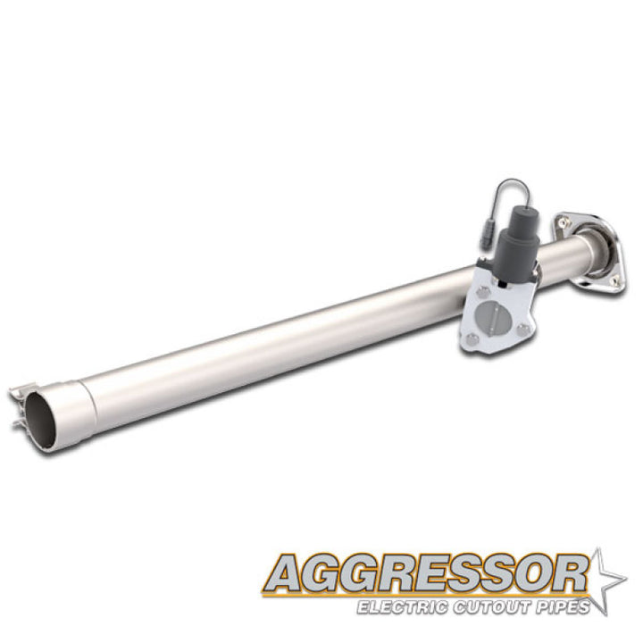 2015-2020 Ford F-150 QTP Aggressor Cutout Pipe - Bull Strap