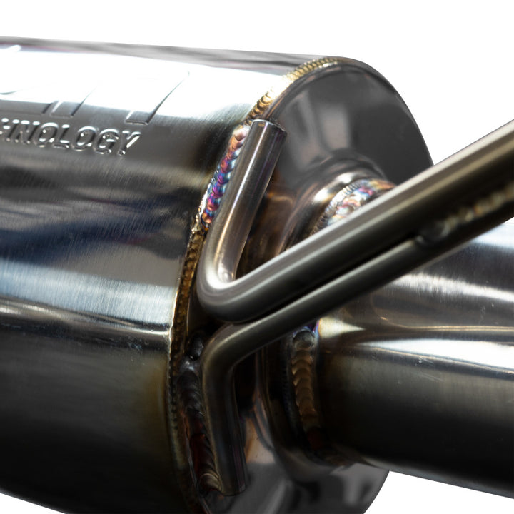 Injen 20-21 Toyota Supra 3.0L Turbo 6cyl SS Cat-Back Exhaust w/ Burnt Tips - Bull Strap