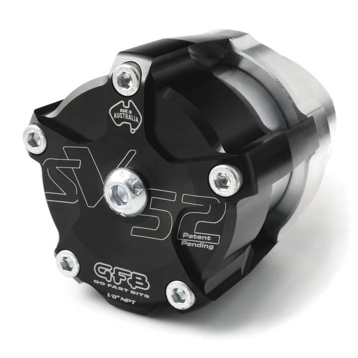 GFB SV52 High Flow BOV - Rated at Over 300psi (Suits All High Powered Turbo or Supercharged Engines) - Bull Strap