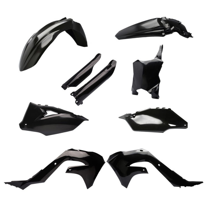 Cycra 21-23 Kawasaki KX450X Powerflow Body Kit - Black - Bull Strap