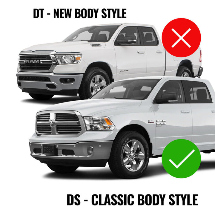 BD Diesel 11-22 Dodge Ram 1500 Classic (DS) / 11-18 Ram 2500/3500 5.7L Hemi Exhaust Manifold Kit - Bull Strap