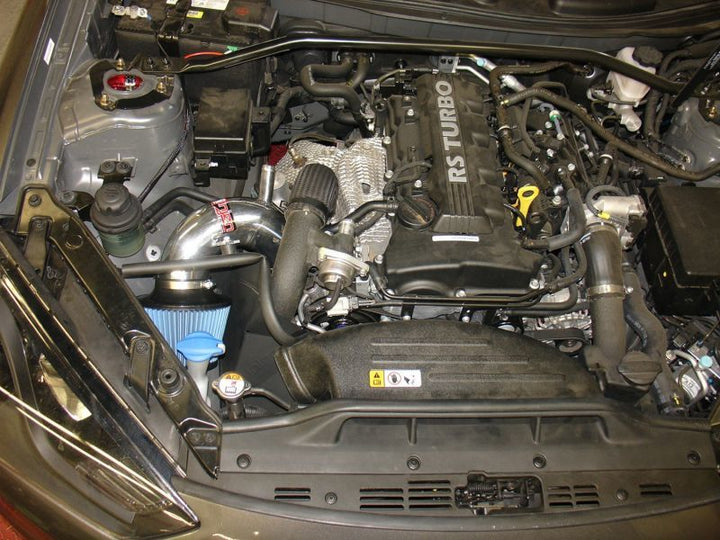 Injen 13-14 Hyundai Genesis Coupe 2.0L 4cyl Turbo GDI Black Short Ram Intake w/ Heat Shield - Bull Strap