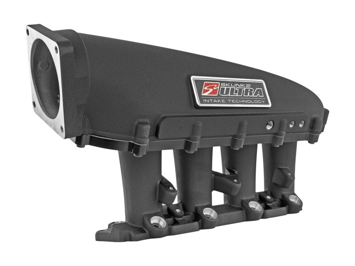 Skunk2 Ultra Series D Series Race Intake Manifold - 3.5L Black Manifold - Bull Strap