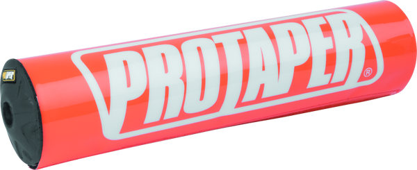 ProTaper 10in Round Bar Pad - Race Orange - Bull Strap