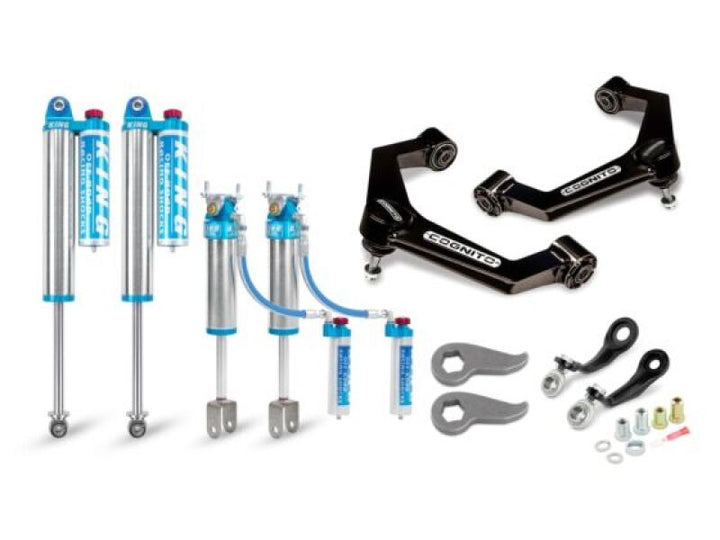 Cognito 20-24 Chevy/GMC Silv/Sierra 2500/3500 HD 2WD/4WD 3in Elite Leveling Kit w/ King 2.5 RR - Bull Strap