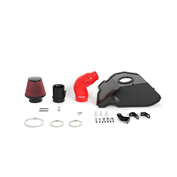 Mishimoto 2016+ Chevrolet Camaro 2.0T Performance Air Intake - Red - Bull Strap