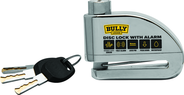 Bully Lock Disc Alarm - 6mm - Bull Strap