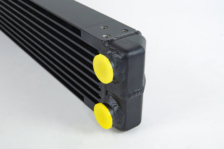 CSF Universal Dual-Pass Oil Cooler - M22 x 1.5 Connections 22x4.75x2.16 - Bull Strap