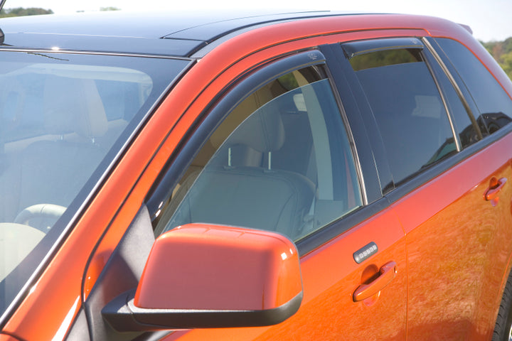 AVS 2019 Jeep Compass Ventvisor In-Channel Window 4pc - Smoke - Bull Strap