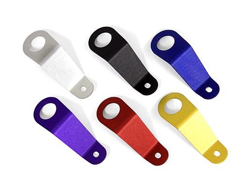 BLOX Radiator Stay Black - 92-95 Honda Civic - Bull Strap