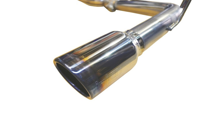 Injen 16-20 Honda Civic 1.5L Turbo 4Cyl (Sedan) 63mm SS Cat-Back Exhaust w/ Dual Burnt Titanium Tips - Bull Strap