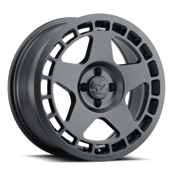 fifteen52 Turbomac 17x7.5 4x108 42mm ET 63.4mm Center Bore Asphalt Black Wheel - Bull Strap